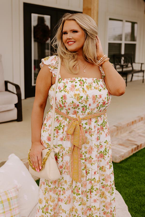 Enchanting Echoes Floral Maxi Curves