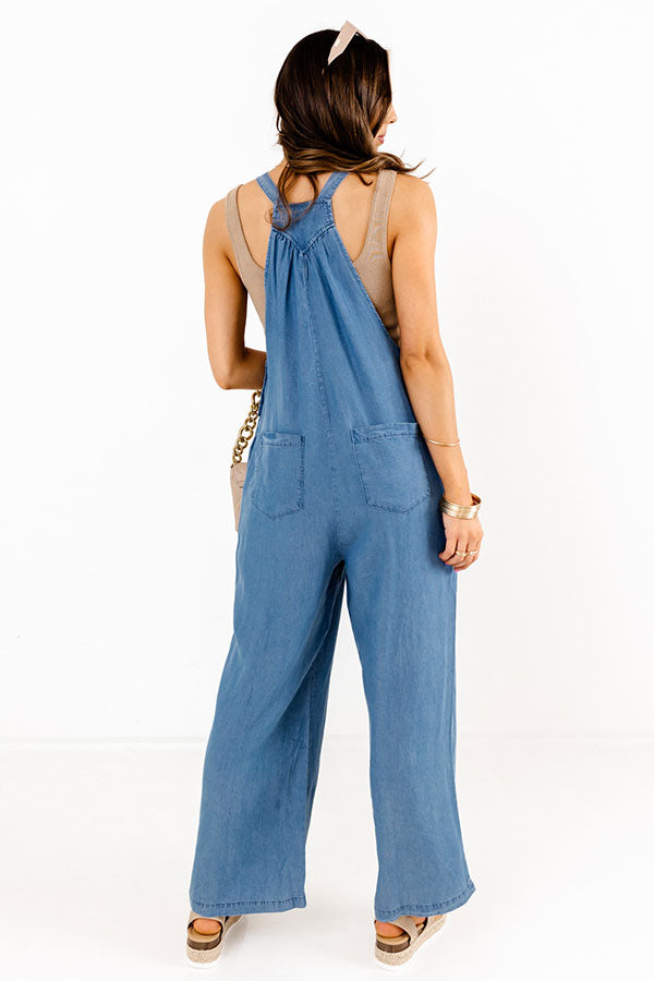 Into Bliss Chambray Jumpsuit