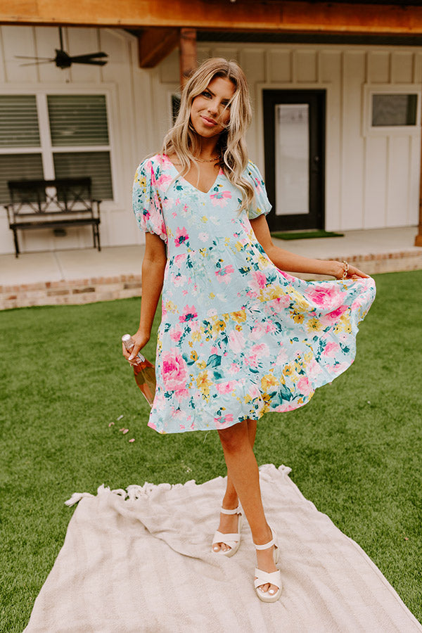 Sandy Shores Floral Shift Dress