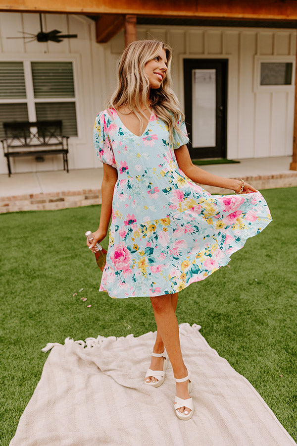 Sandy Shores Floral Shift Dress