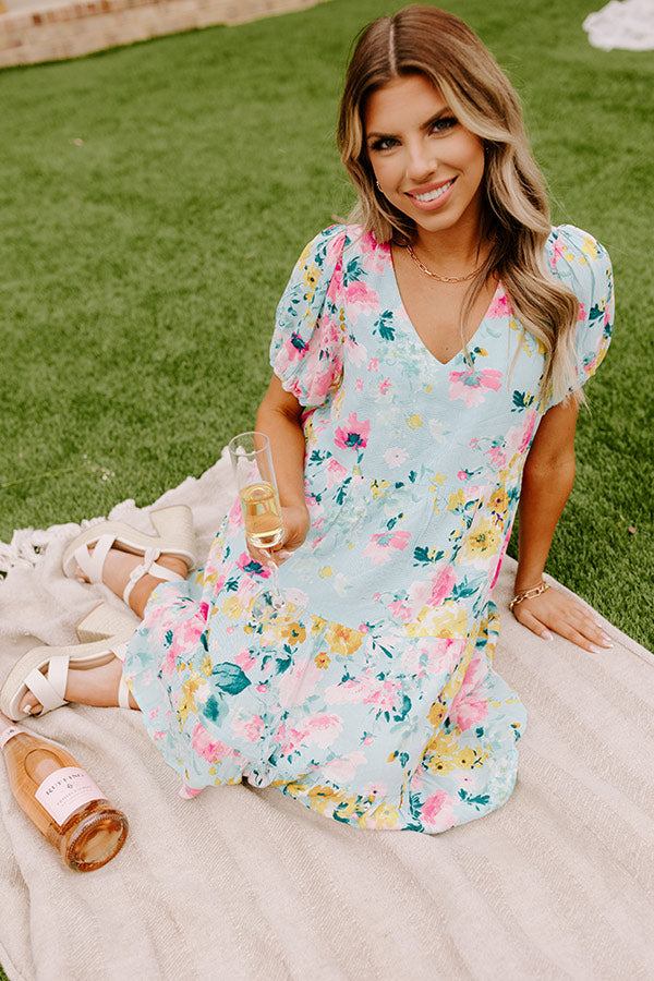 Sandy Shores Floral Shift Dress