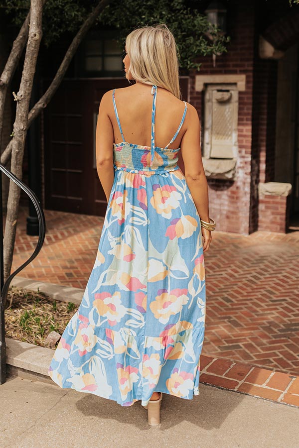 Island Adventure Midi In Sky Blue