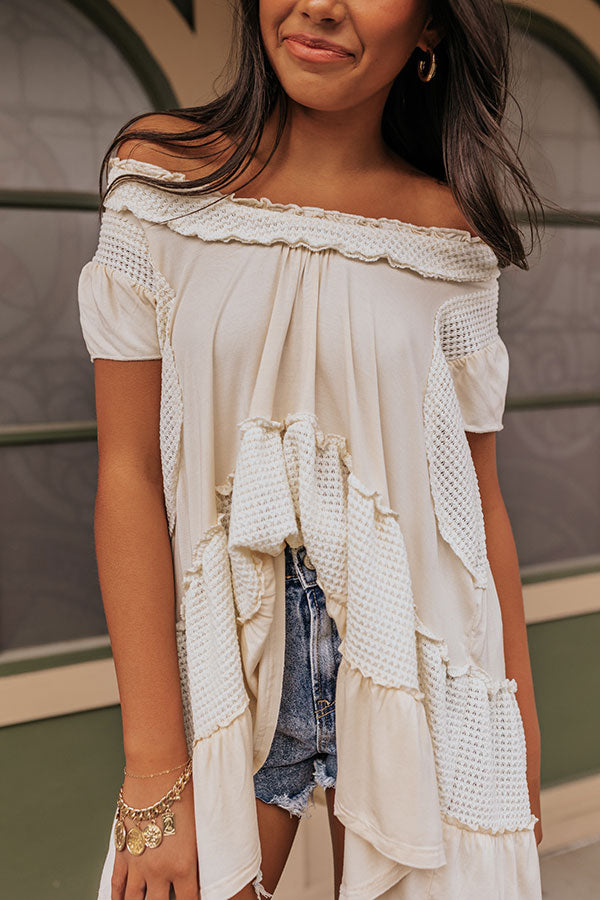 Stay Beautiful Knit Shift Tunic