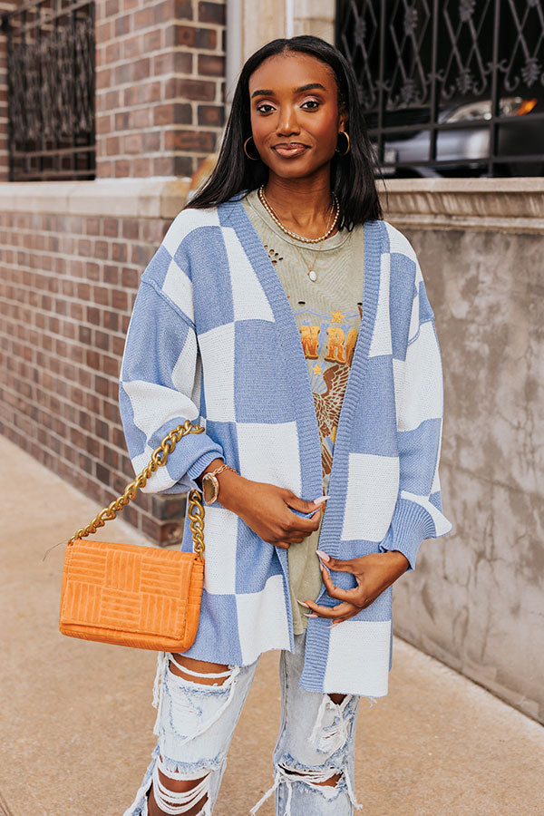 Soho House Checkered Cardigan