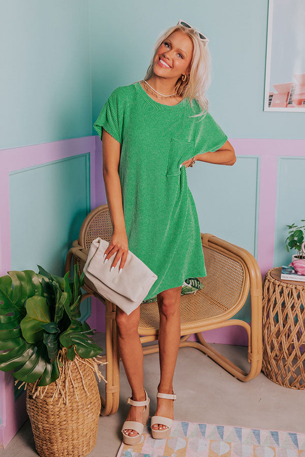 Pretty Stroll T-Shirt Dress in Jade Impressions Online Boutique Pretty Stroll T-Shirt Dress in Jade Impressions Online Boutique