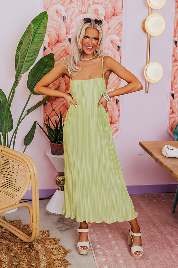 florida midi dress Womens Smocked Waist Ruffle Trim Midi Dress available now at Florida Keys Outlet Marketplace