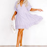 Adore The Shore Babydoll Dress In Lavender Image - 1