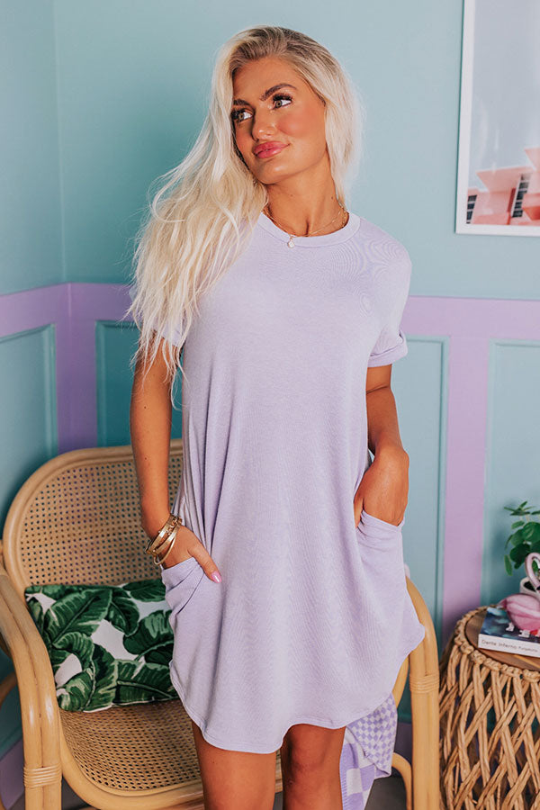 mauve t shirt dress HUGO - Cotton-jersey T-shirt dress with Happy HUGO logo