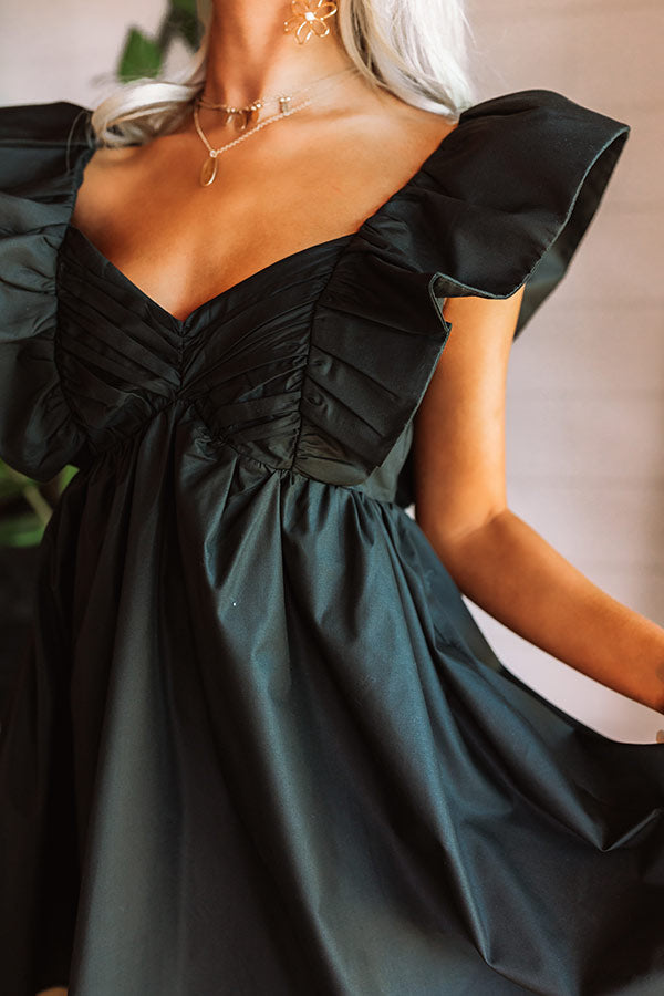 Cityscape Splendor Babydoll Dress in Black Impressions Online Boutique Cityscape Splendor Babydoll Dress in Black Impressions Online Boutique