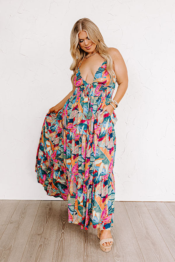 Tropical Fizz Maxi Dress Curves