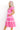 The Westerly Midi Dress In Bubblegum Pink