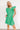 Passing Through Town Button Up Dress In Kelly Green