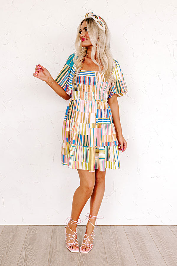 Flirty Fiesta Smocked Dress