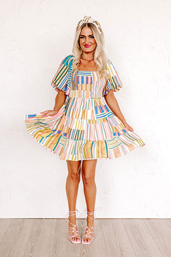 Flirty Fiesta Smocked Dress