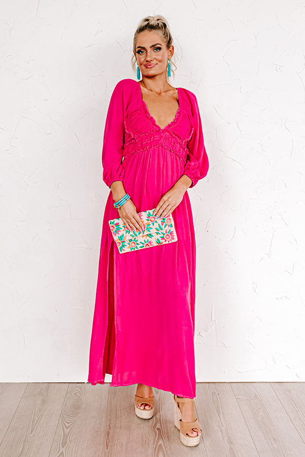 Practice Makes Pretty Dress In Hot Pink • Impressions Online Boutique