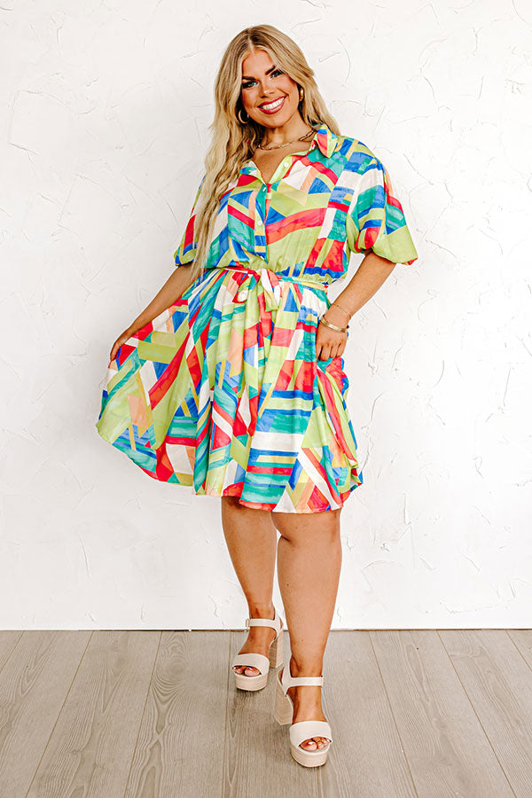 Find A Way Forward Color Block Dress Curves Image - 4