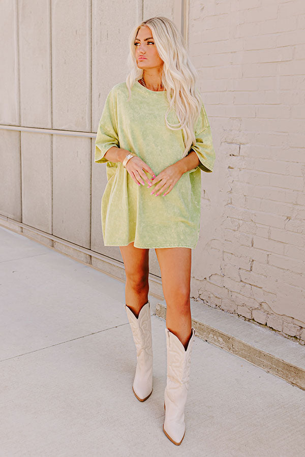 Seaside Glisten Mineral Wash Tee Image - 1