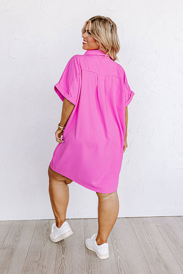 Sunlit Magic Button Up Dress In Pink Curves Impressions Online Boutique Sunlit Magic Button Up Dress In Pink Curves Impressions Online Boutique