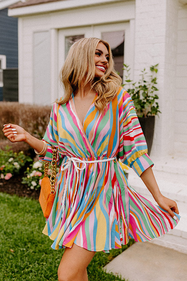 Really Radiant Stripe Dress