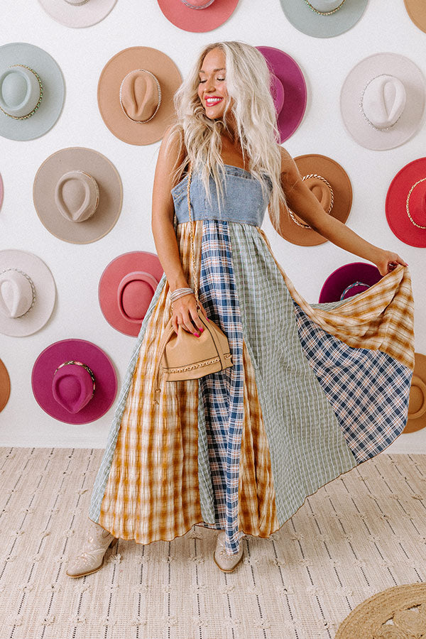 free people old friends maxi dress Free People Forever Favorite Maxi Dress in Brown