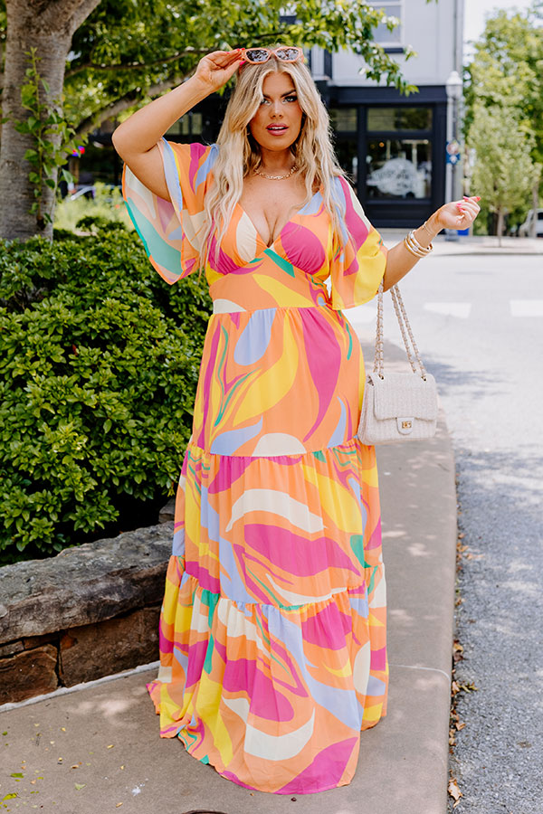 romance maxi dress Starry Romance Maxi Curves