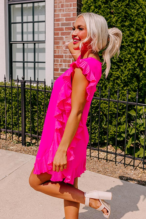 neon shift dress Everly Shift Dress Geometric Colorful Neon Resortwear Tropical Beach Sheath SZ L