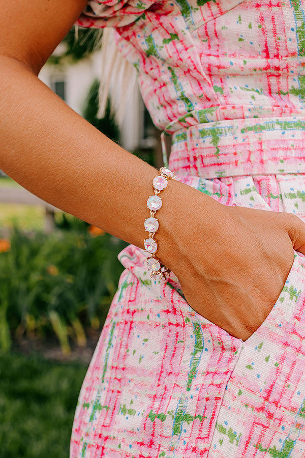 Ready To Shimmer Bracelet In Iridescent