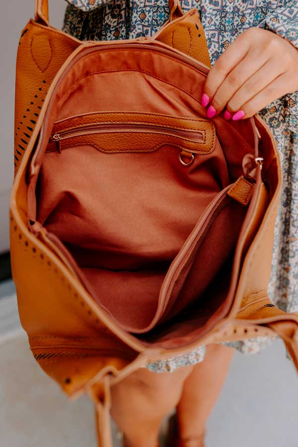 DAY TOTE LEATHER CAMEL