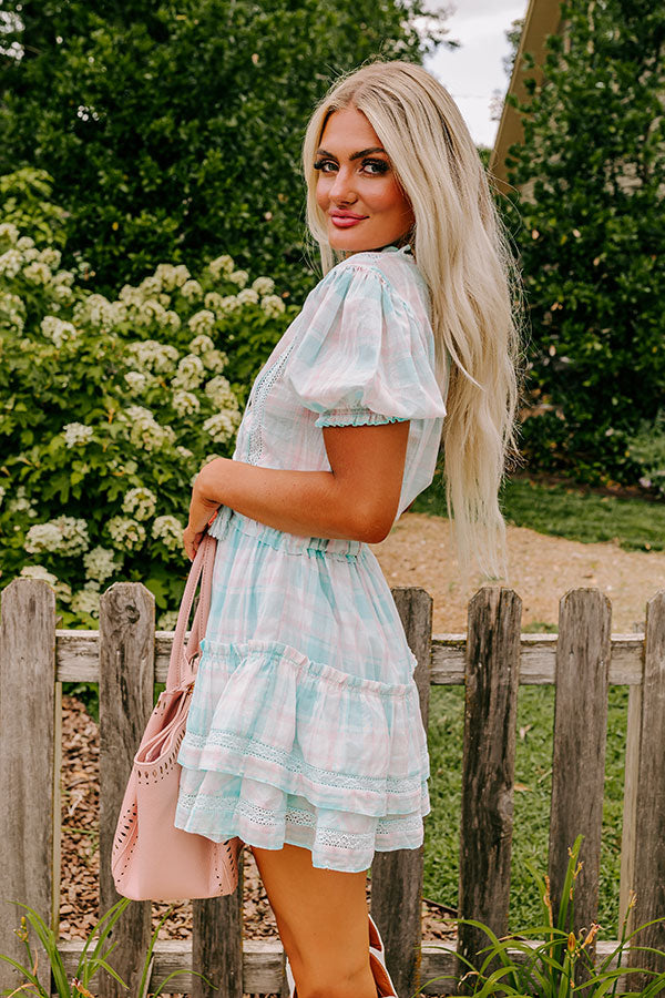 brunch mini dresses Out For Brunch Mini Dress M / aqua brunch mini dresses Out For Brunch Mini Dress M / aqua