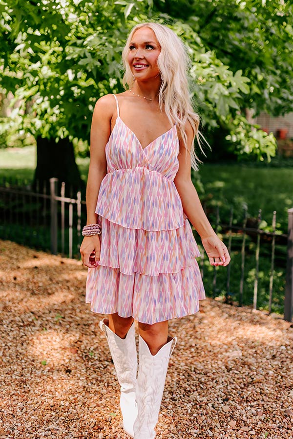 Captivating Cuteness Tiered Mini Dress