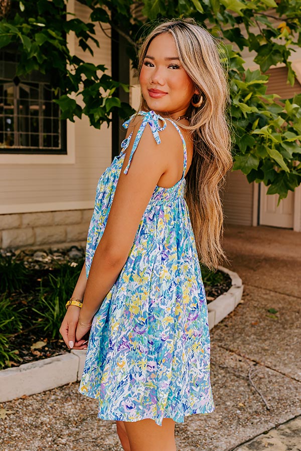 Sweet Like Honey Romper In Sky Blue