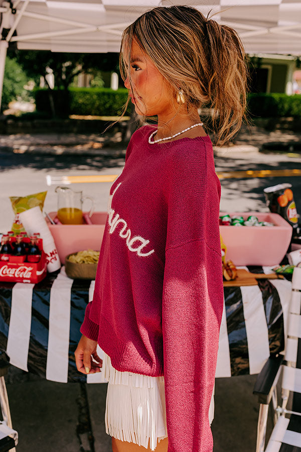 Alabama Crochet Lace Oversized Jersey