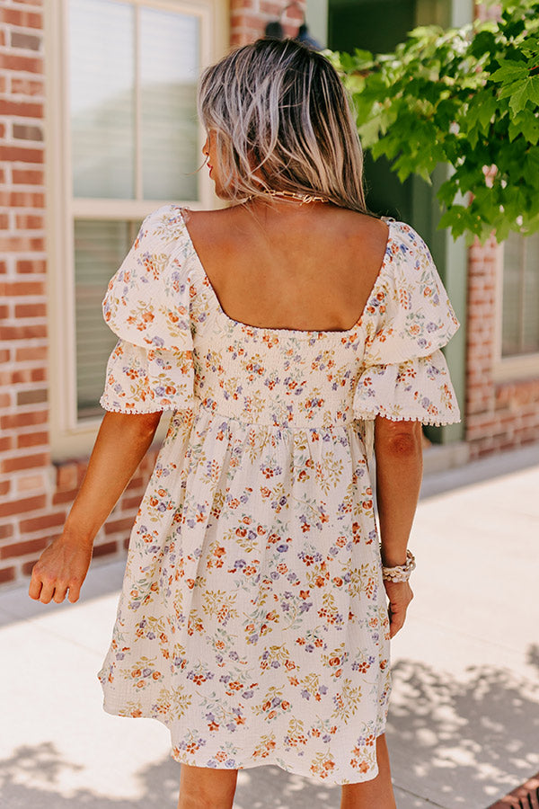 whimsical short dress WHIMSICAL BEAUTY WOVEN MINI DRESS