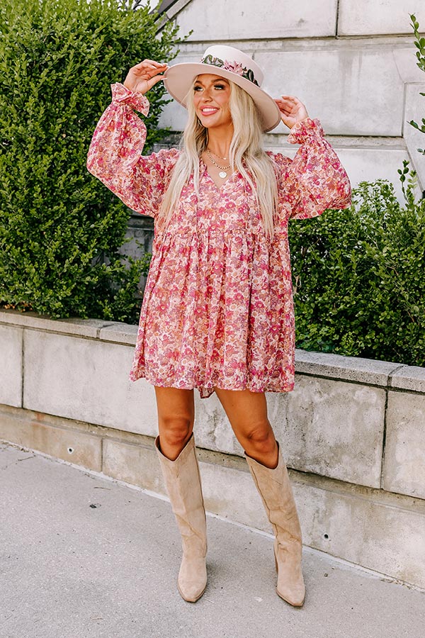 Fall Into Happiness Mini Dress