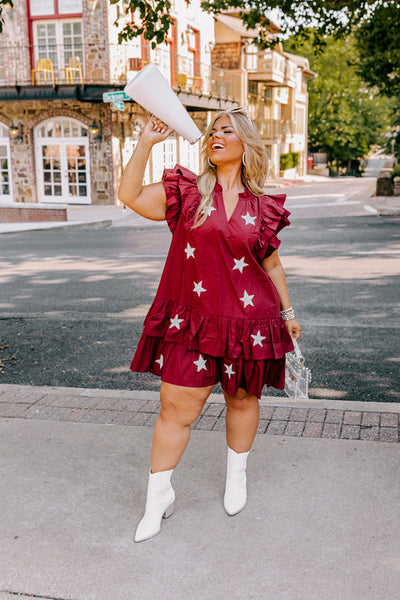 Karla Pink Ruffle Mini Dress – Beginning Boutique