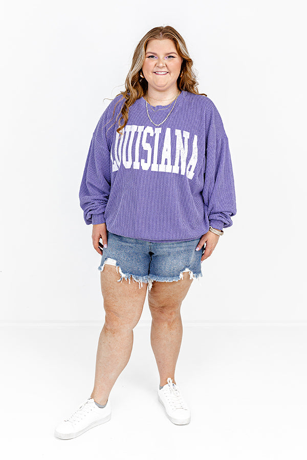 Louisiana State Pride Sweatshirt Curves