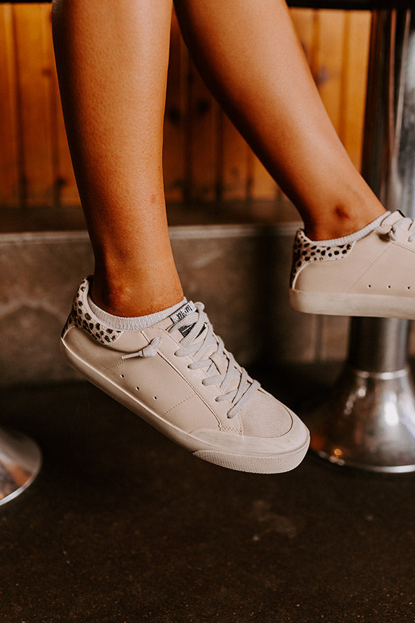 The Mina Vintage Faux Leather Sneaker