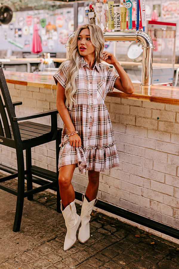 Close To Heart Plaid Dress