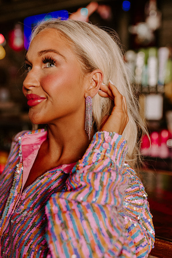 Confidence Is Everything Rhinestone Earrings