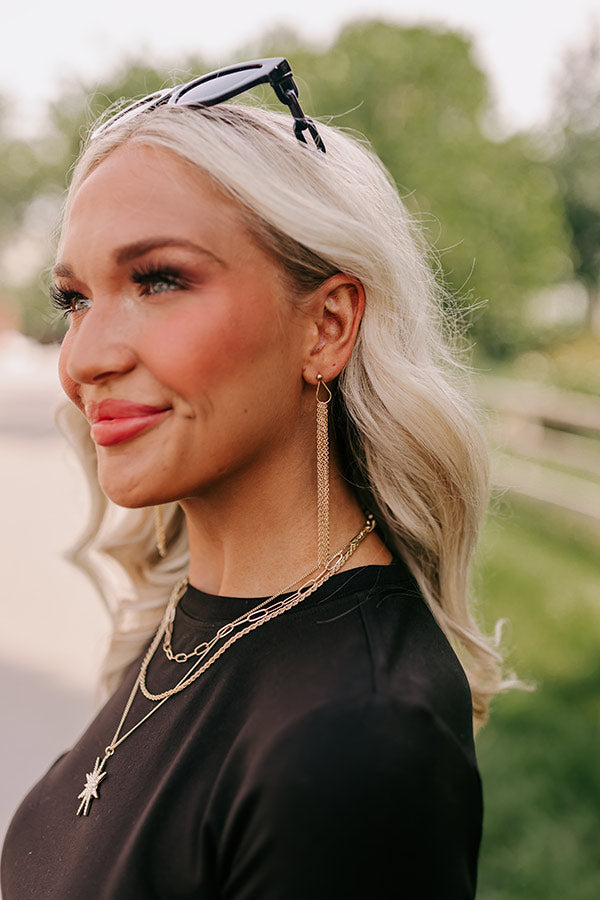 Lost In Your Eyes Earrings In Gold