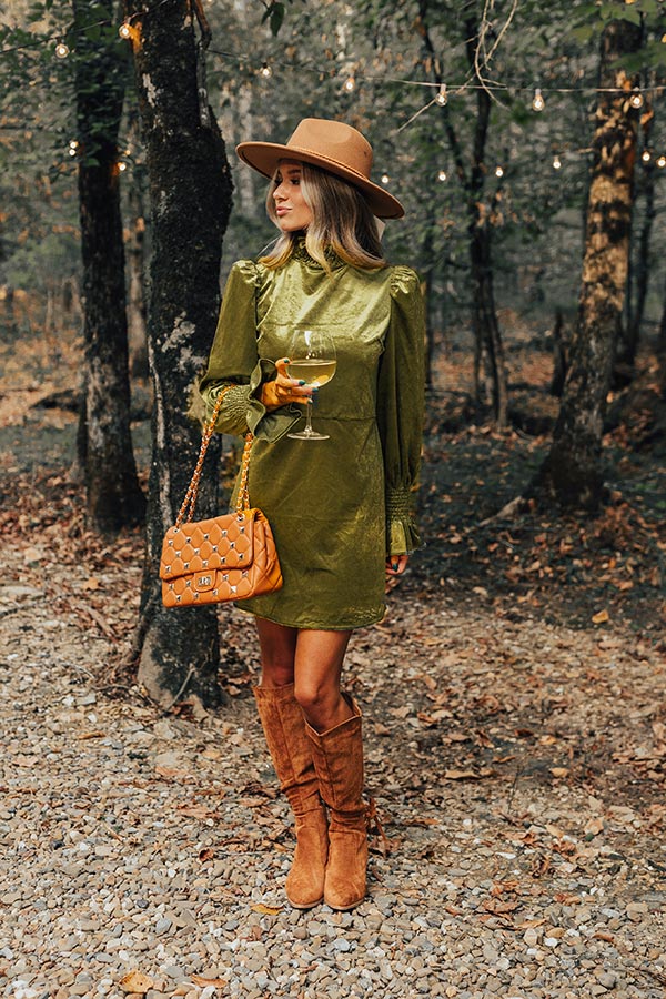 Fashionably Late Velvet Mini Dress In Olive Impressions Online Boutique Fashionably Late Velvet Mini Dress In Olive Impressions Online Boutique