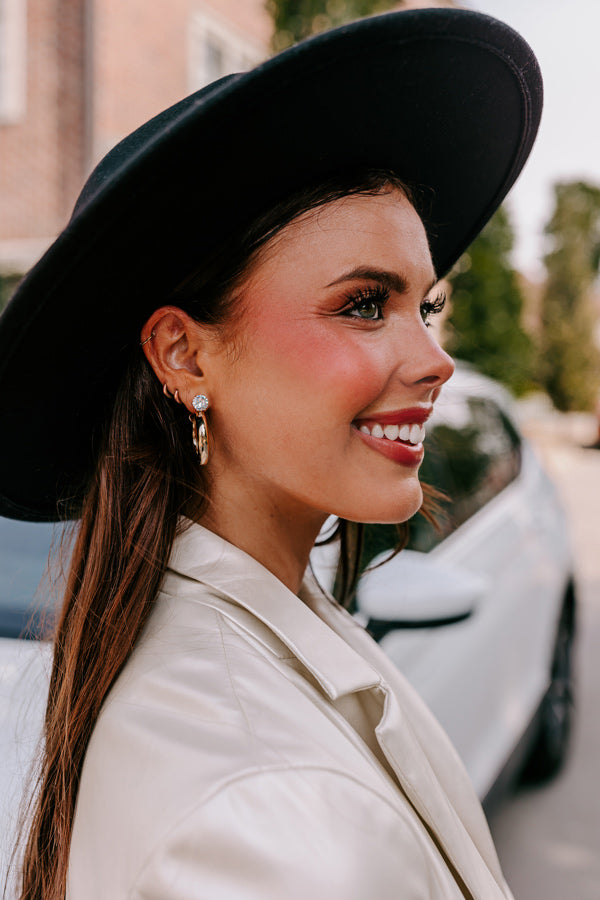 Cocktail Club Hoop Earrings