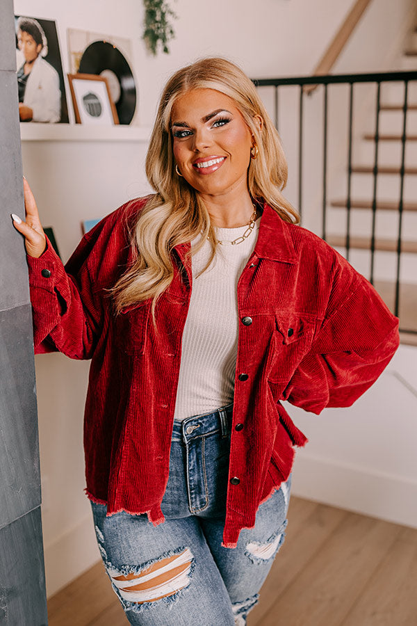 Telluride Travels Corduroy Jacket Curves