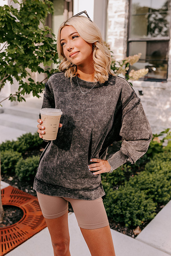 Cool Touch Mineral Wash Sweatshirt