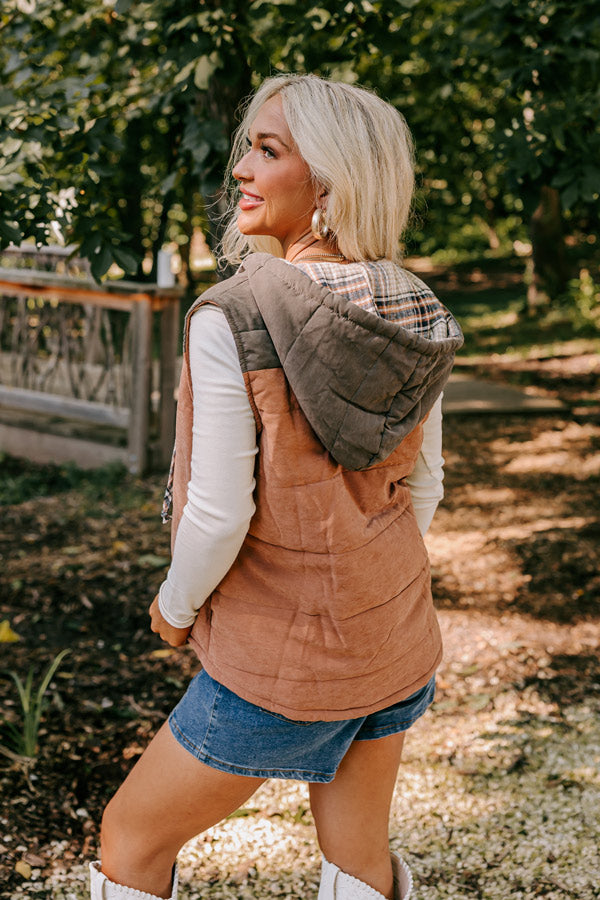 Meet Me By The Bonfire Color Block Vest