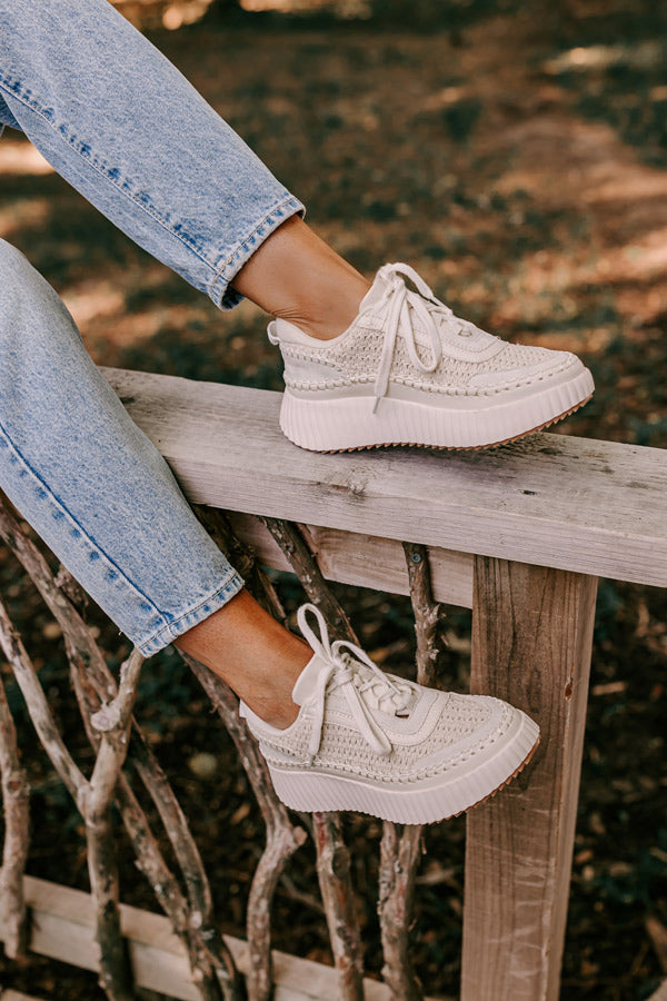 The Sean Platform Sneaker In Cream
