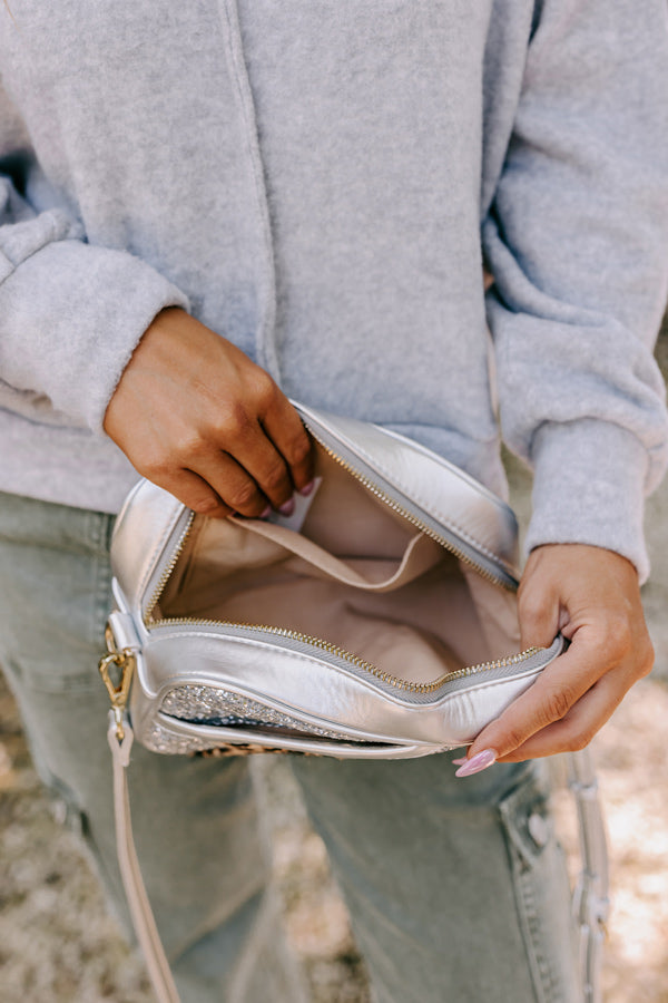 That Brand New Feeling Glitter Crossbody