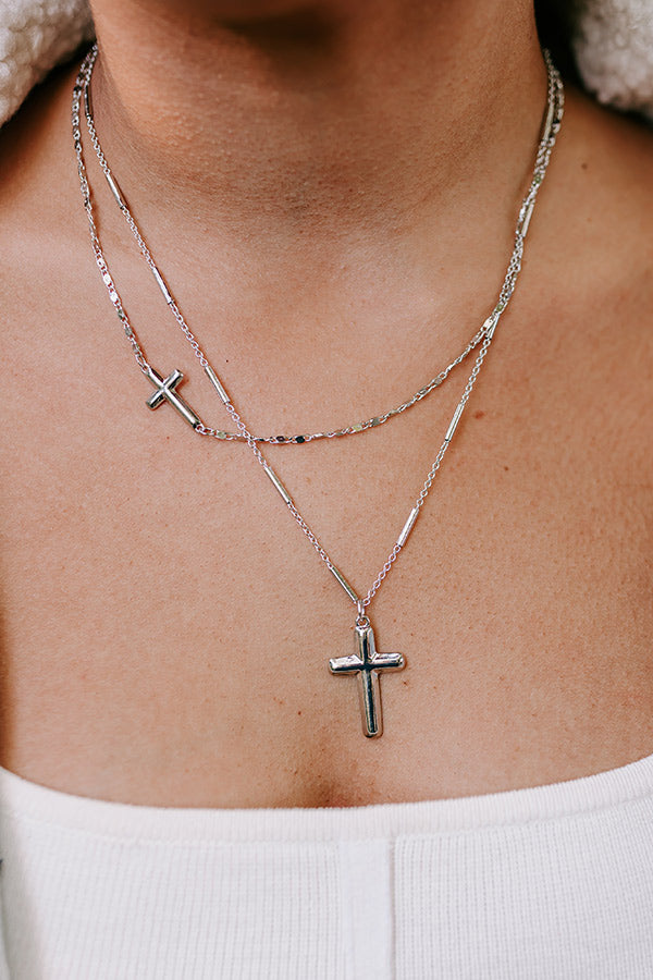 Tracking Promises Necklace In Silver