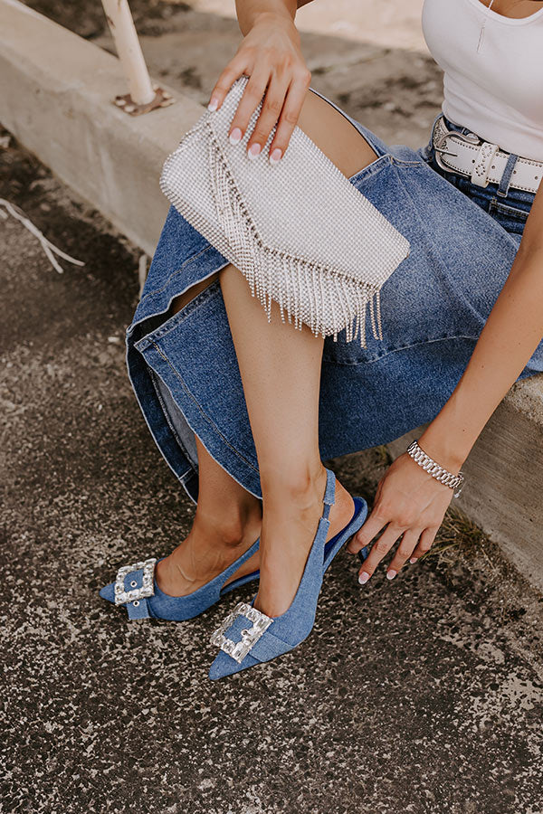 The Mirabelle Denim Heel