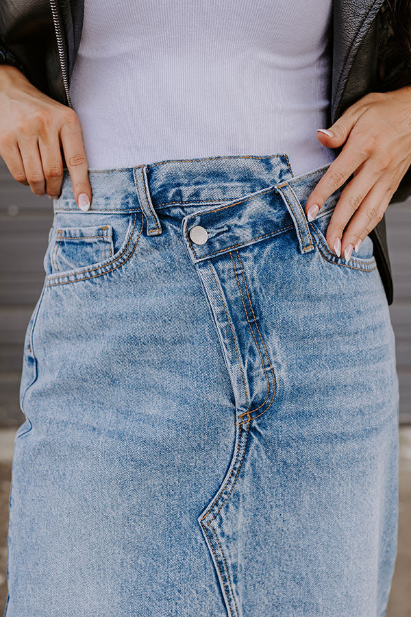Midi Denim Skirts High Waist | Midi Skirts Women Jeans | Midi Long Denim  Jeans Skirt - Skirts - Aliexpress